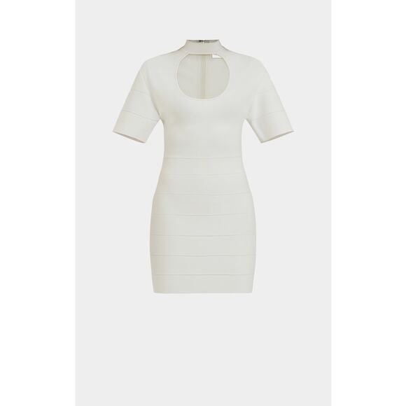 Herve Lenger Paris ivory ICON CUT OUT DRESS size small - Picture 13 of 13